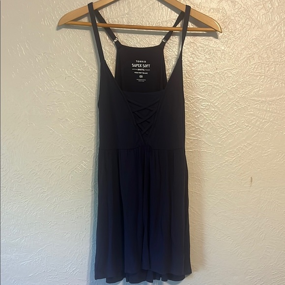 torrid Tops - Torrid Super Soft Navy Baby Doll Cami